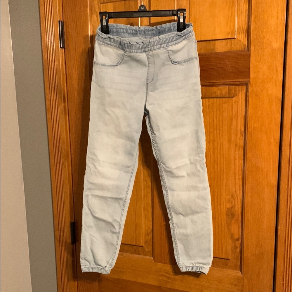 H&M Blue Joggers Elastic Waistband Casual Fit